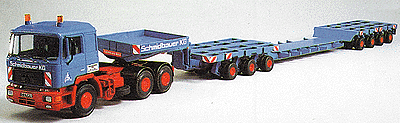 Lowboy Tractor/Trailer Rig MAN