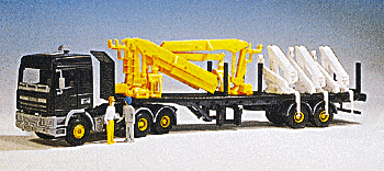 Heavy Duty Transport -- DAF Tractor w/Crane Load