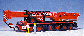 Liebherr Telescopic Crane w/Jib -- Red