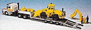 Scania w/trlr & frt ldr