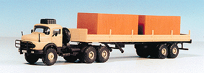 Desert Semi Tractor W/Air Conditioner & Trailer