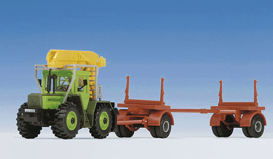 Construction Equipment - MB Tractor -- w/Log Trailer