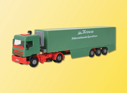 Tractor/Trailer Rigs: DAF Semitraler with Box Trailer