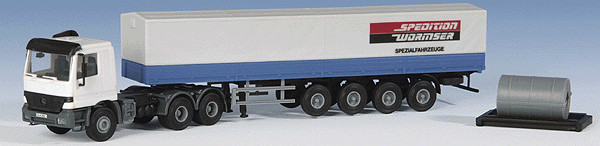 Trucks: ACTROS Cab with Semi Trailer