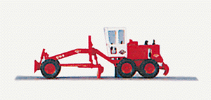 Assembled Models In Display Case -- Grader O&K