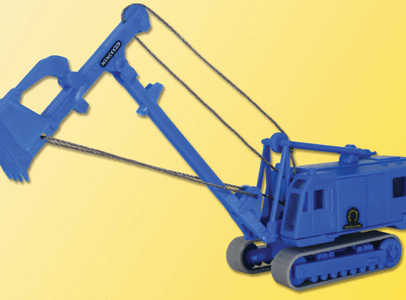 Menck Tracked Excavator with Shovel - Kit -- With Deep Bucket (blue)