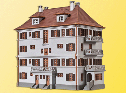 Apartment House with Balconies