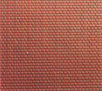 Plastic Sheet Brick -- Brown