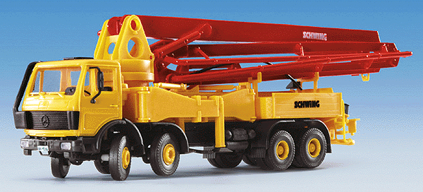 30 Years Kibri - European Construction Equipment -- Mercedes 4-Axle Concrete Pump Truck
