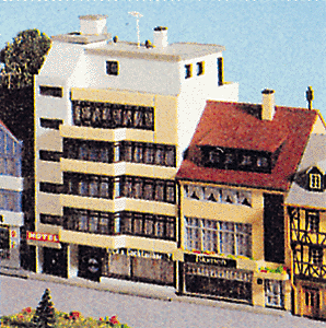 Ring Street Office Buildings -- 2-7/16 x 3-3/16 x 3-13/16" and 3-7/16 x 3-13/16 x 5"