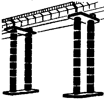 Pier w/Support & Base