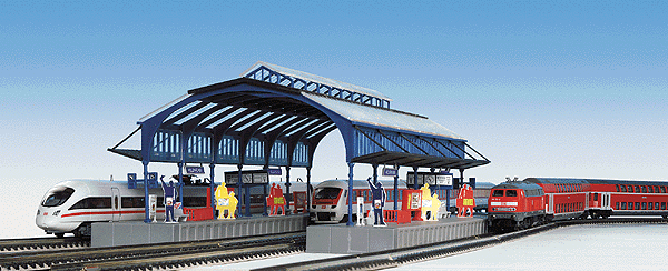 Covered Station Platforms/Trainshed 2-Track
