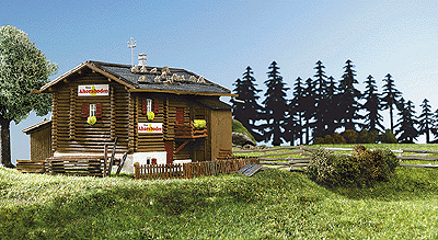 Ahornboden House -- 4-13/16 x 4-13/16 x 3-13/32" 12 x 12 x 8.5cm