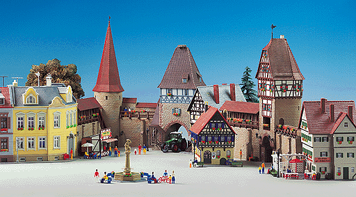 City Wall Set -- Includes 1 each: 8478, 8479, & 8480