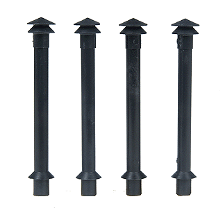 Smoke Stacks -- Large Metal for Factory
