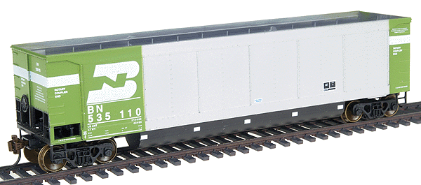 Johnstown America Corperation Aeroflo(tm) Coal Car - Assembled - Single Car -- Burlington Northern Double Rotary