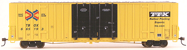 "Gold Series" National Steel 60' Double Plug Door Hi-Cube Boxcar - Assembl -- TBOX