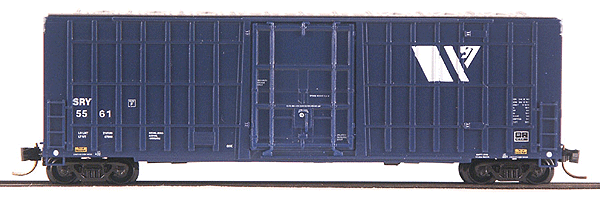 National Steel 50'6" Hi Cube Boxcar - Assembled -- Southern Railway of British Columbia (MRL Blue)