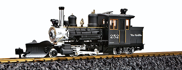 Steam Forney Type Powered -- Denver & Rio Grande Western #252