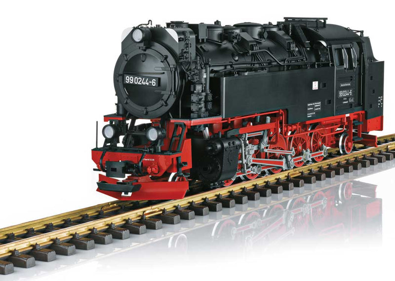 Class 99.02 2-10-2T - Sound, DCC and Smoke -- German State Railroad DR #990244-6 (Era IV 1970s; black, red)-1