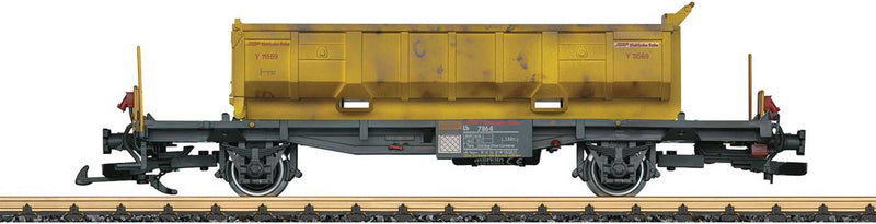 Container Flatcar w/Container - Ready to Run -- Rhaetian Railway RhB (Era VI)