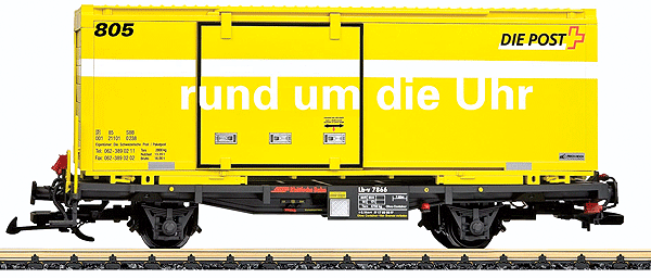 Container Transport Car -- Rhaetian Railroad