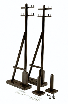 Telegraph Poles with Support -- pkg(2)