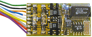 Digital Plus NMRA DCC Decoders -- Ultra-Thin Decoder w/Silent Drive