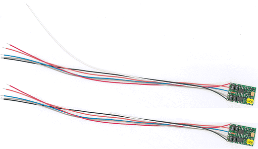 Digital Plus NMRA DCC Decoder -- Value-Line 1 Amp, 1 Function, Acceleration, Deceleration w/Wire Harness
