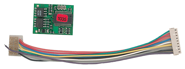 1 Amp Continuous Current Decoder -- Ultra-Drive w/4" Wire Harness & NMRA Plug