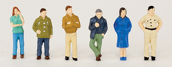 SceneMaster(TM) Figures -- People Standing pkg(6)