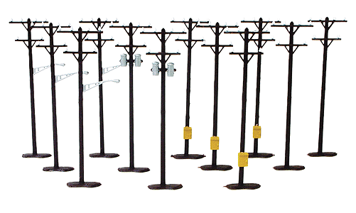 Utility Poles - SceneMaster(TM) -- pkg(12)