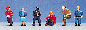 SceneMaster(TM) Pedestrians -- People Sitting