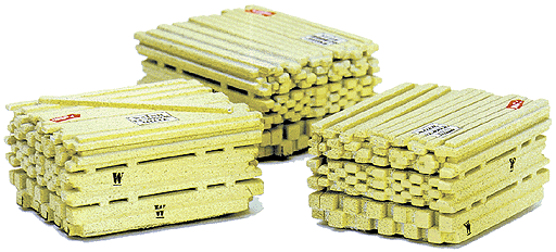 SceneMaster(TM) Flatcar Load -- Milled Lumber Load