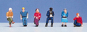 SceneMaster(TM) Pedestrians -- People Sitting