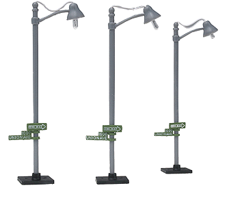 Light-Ups for S or O Scale -- Highway Light pkg(3)