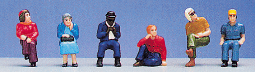 SceneMaster(TM) Pedestrians -- People Sitting