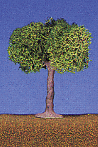 Green Shade Trees -- 3" 7.6cm pkg(4)