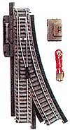 Remote Control Turnout - Power-Loc(TM) -- Left Hand-1