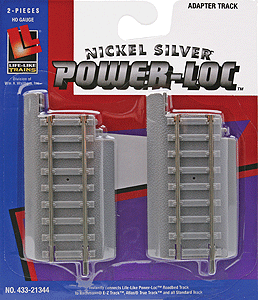 Power-Loc(tm) Track, Nickel Silver -- Power-Link Adapter