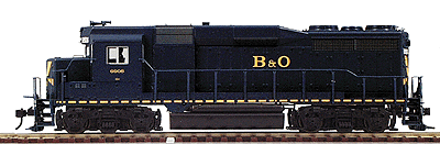 PROTO 2000 Diesel EMD GP30 Phase I Powered -- Baltimore & Ohio #6908 (blue, yellow, Sunburst)