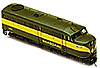 PROTO 2000 Diesel Alco FA-1 & FB-1 Set Powered -- Seaboard Air Line #4200A & 4300B - NO Mars Light