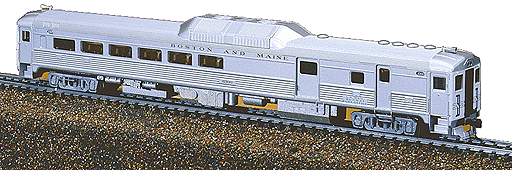 PROTO 1000 Rail Diesel Car BUDD RDC3 Powered -- Boston & Maine #6300 (White Face McGinnis)