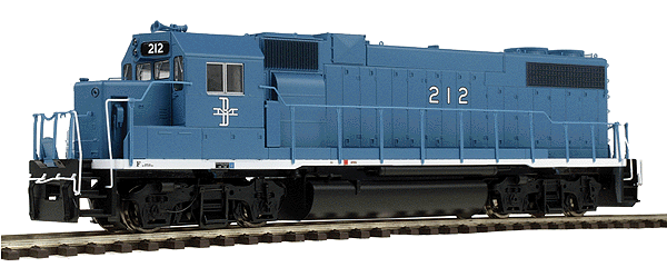 EMD GP38-2 - Standard DC - PROTO 2000(R) -- Boston & Maine #212 (blue & white)