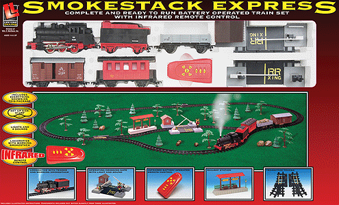 Smoke Stack Express Train Set -- Battery-Powered