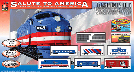 Salute To America Train Set