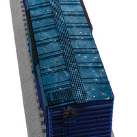 Steel Boxcar - 3-Rail - Ready to Run -- Angela Trotta Thomas Christmasmd3 (full color painting)
