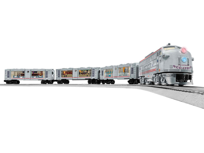 Star Trek Train Set - 3-Rail - LionChief(R) Sound and Control -- EMD FT-A, 3 Cars, FasTrack(R) Oval and Contoller