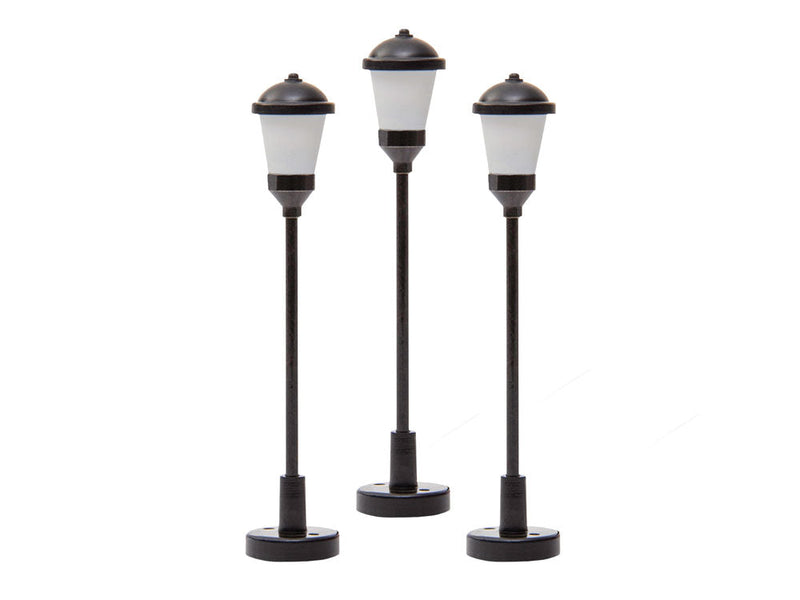 Lighted Boulevard Lights -- Frosted pkg(3)