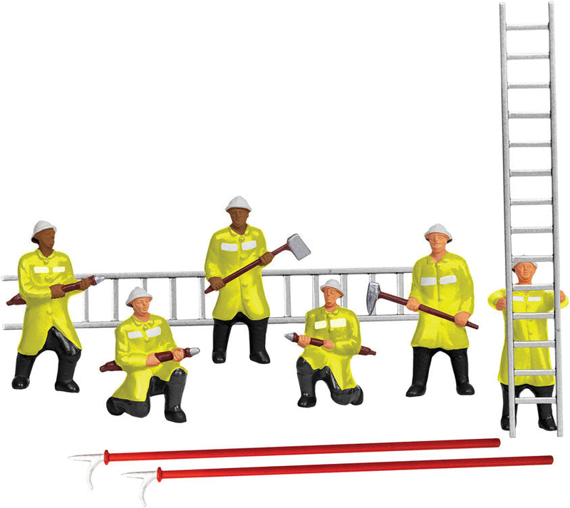 Firemen with Accessories -- pkg(6)-1